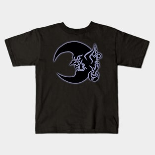 Evil Mood In Black With Shadow Kids T-Shirt